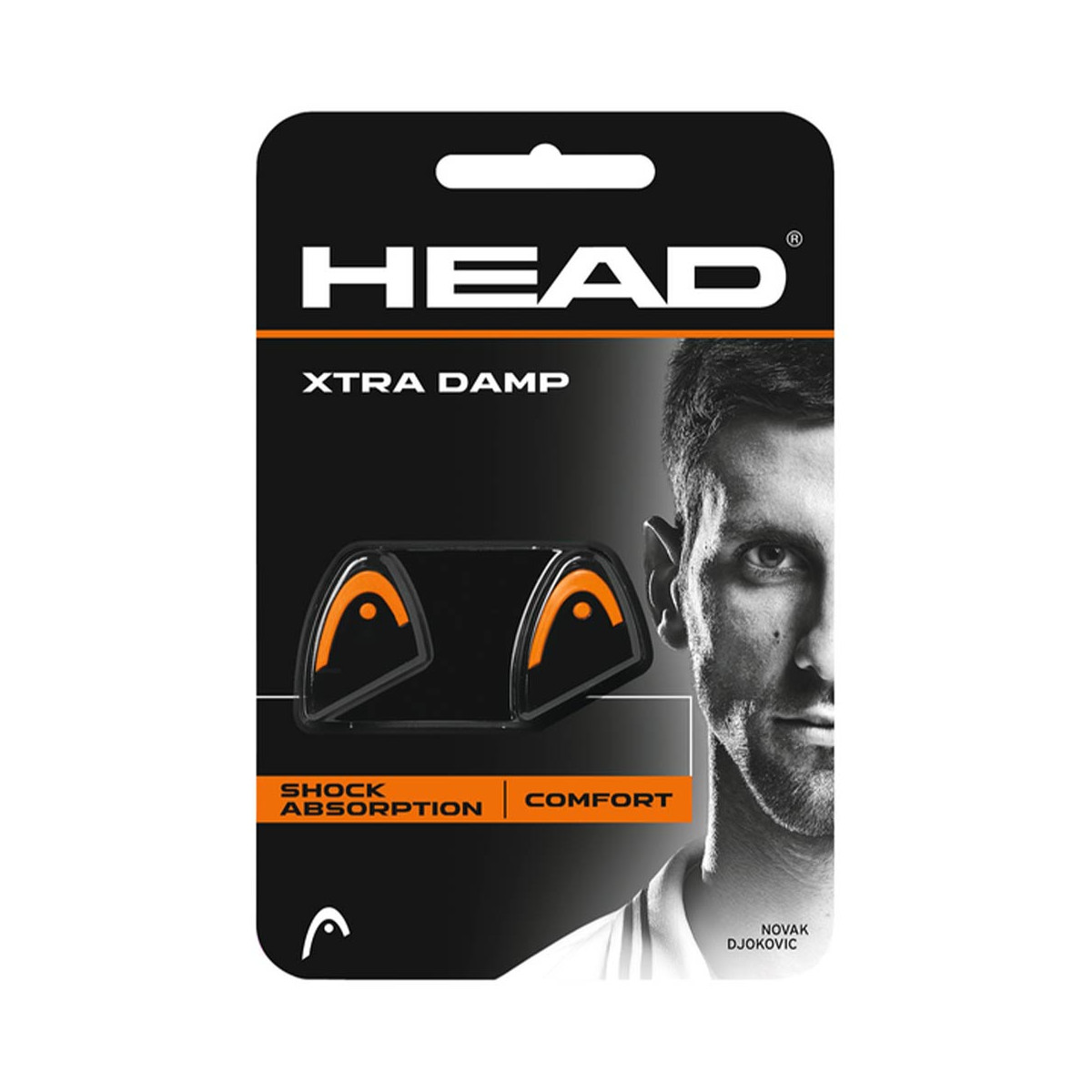 Antivibrazioni Head Xtra Damp Nero / Arancione x 2