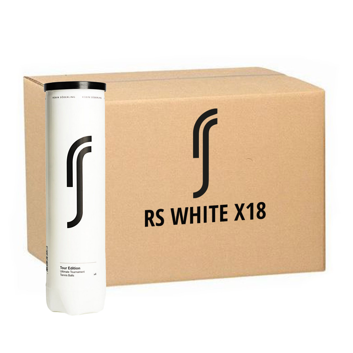 Carton 18 tubes RS All Court Black Edition