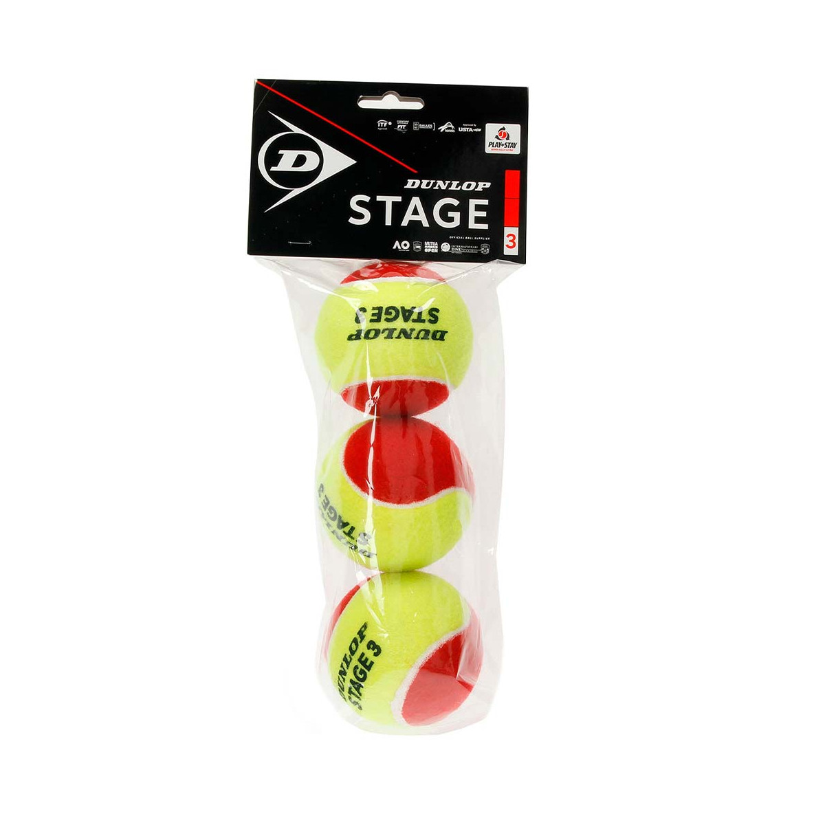 Confezione da 12 palline Dunlop mini tennis rosse