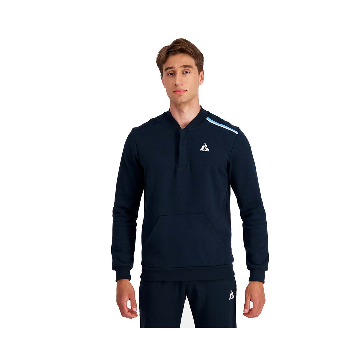 Giacca con zip Le Coq Sportif Terre Battue 83 Blu navy