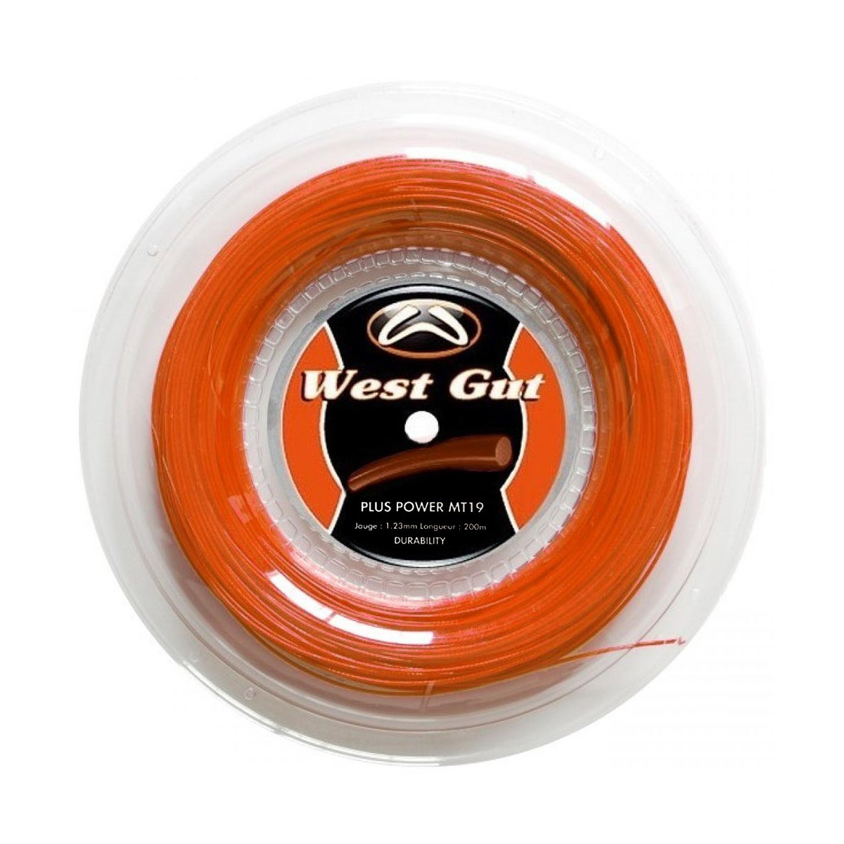 Corda West Gut Hexa Spin Black MT20 200m