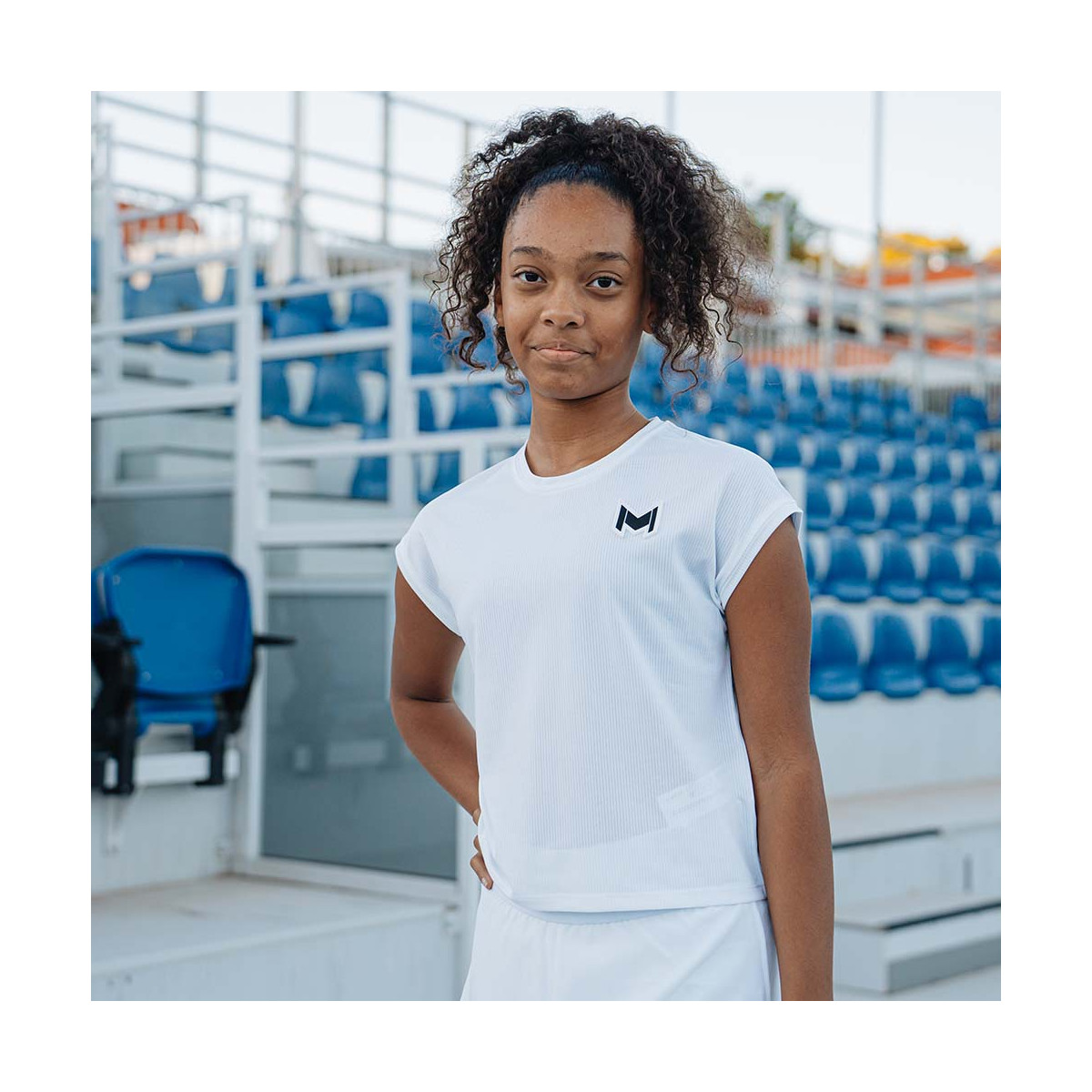 Maglietta Mouratoglou Match Girl Bianco