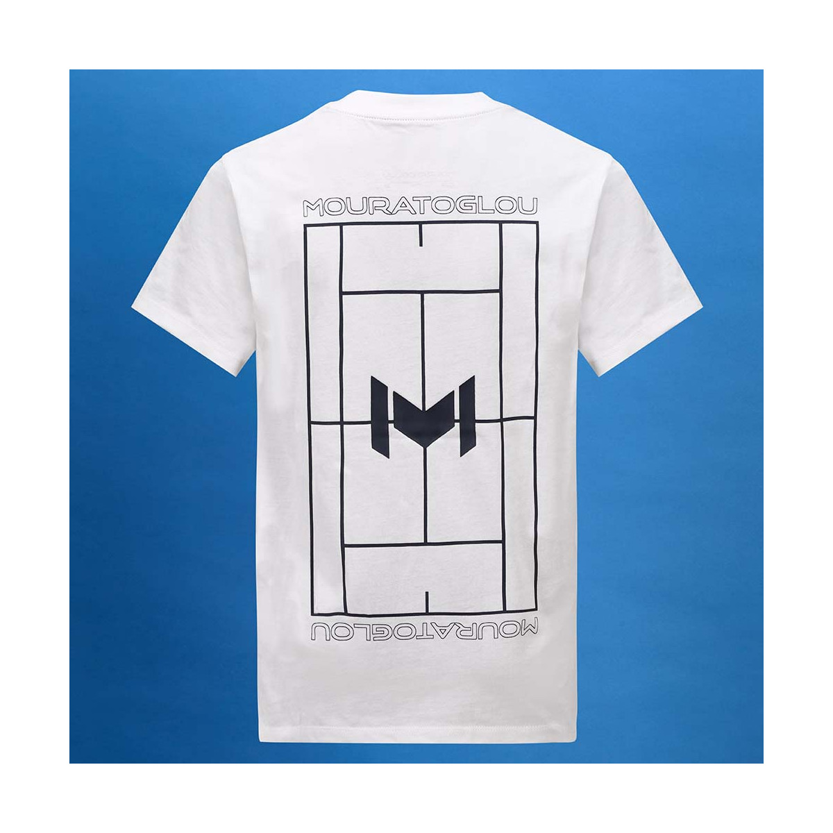 T-shirt Grafica Mouratoglou Bianca