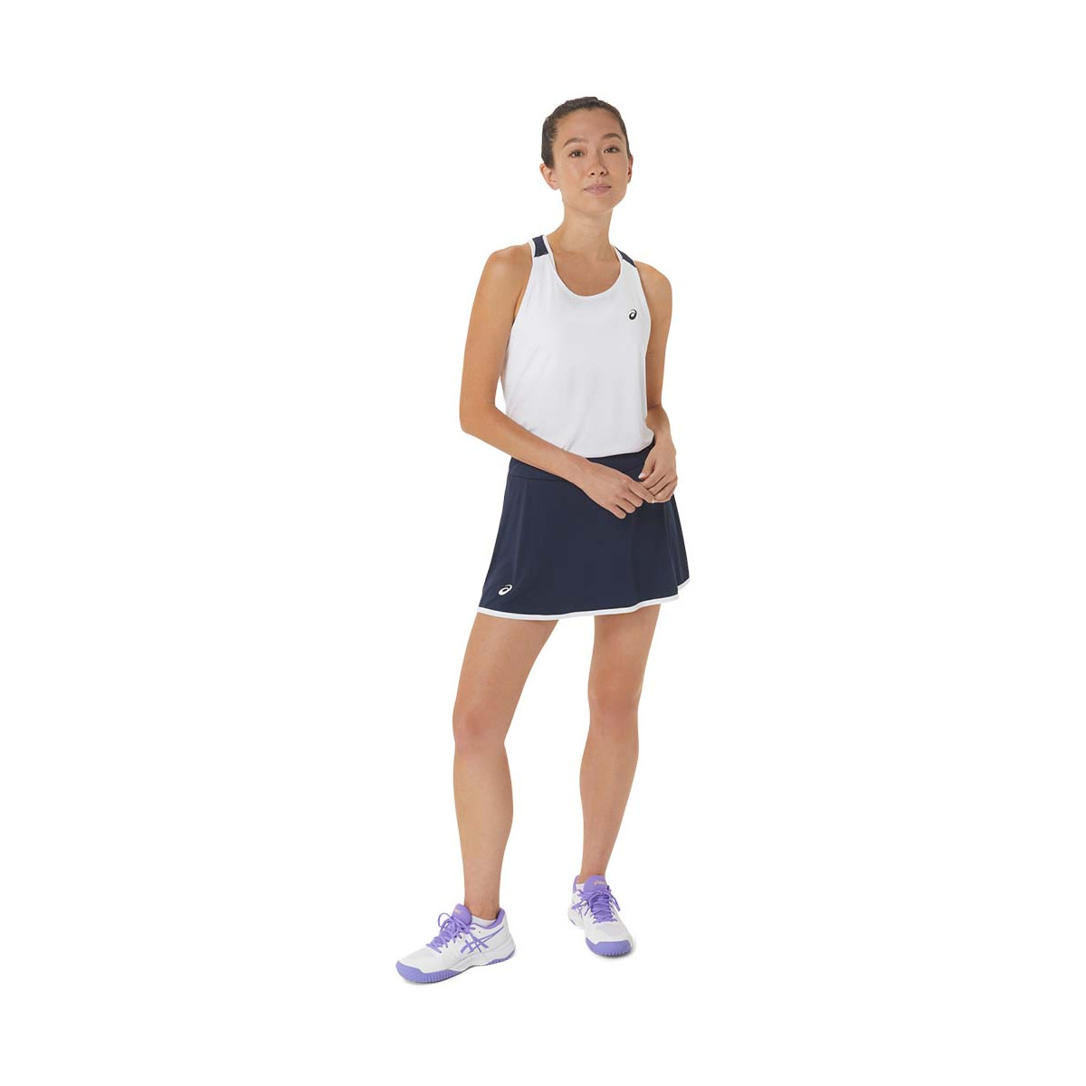 Pantaloncini da donna Asics Court neri