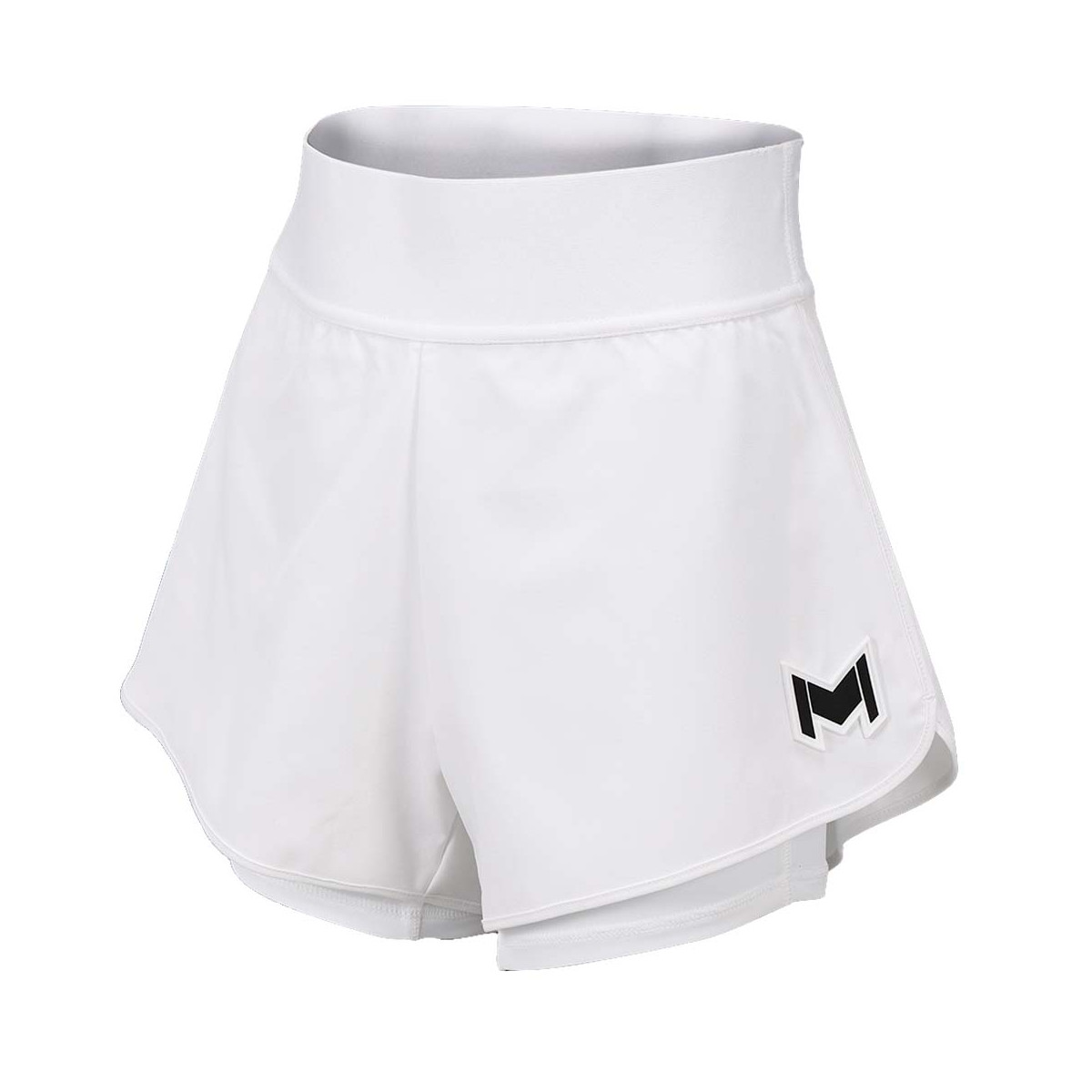 Short Mouratoglou Match da donna Bianca