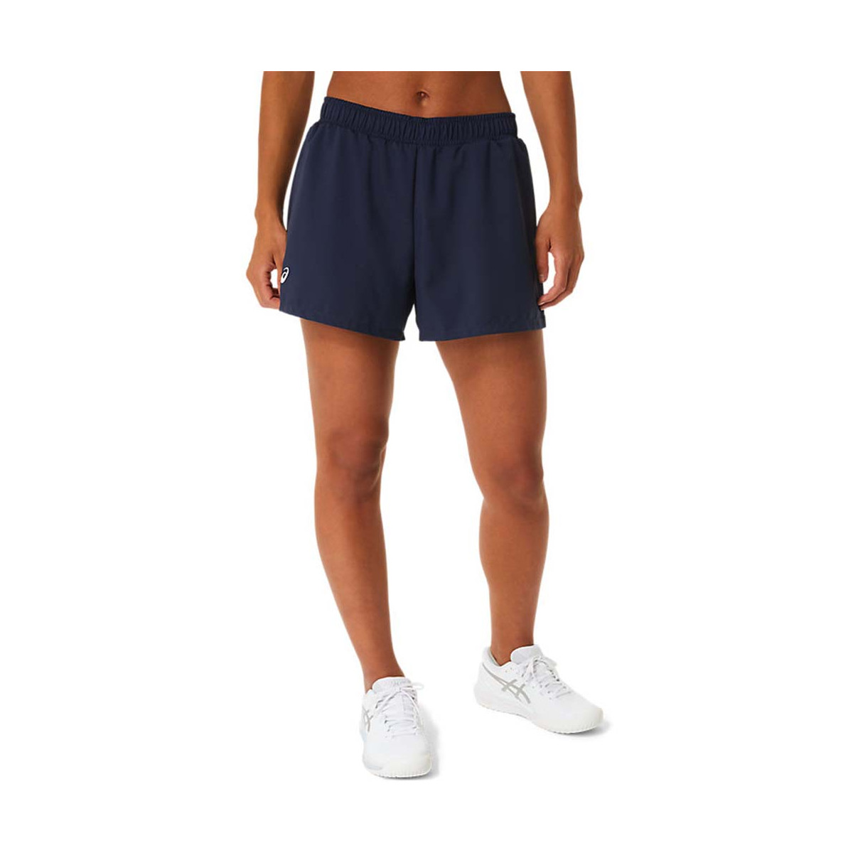 Pantaloncini da donna Asics Court Navy blu