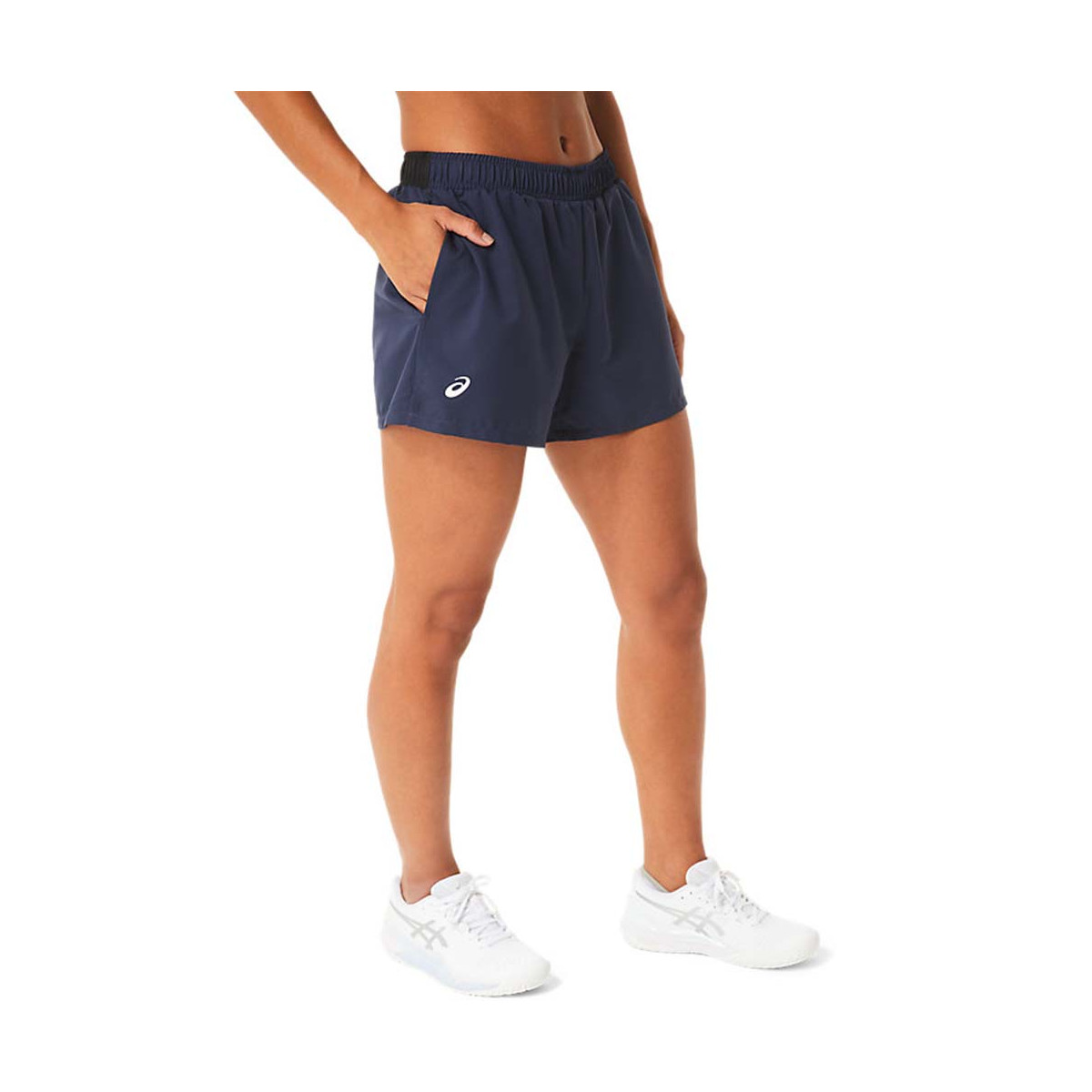 Pantaloncini da donna Asics Court Navy blu