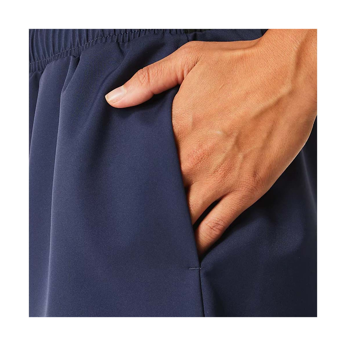 Pantaloncini da donna Asics Court Navy blu