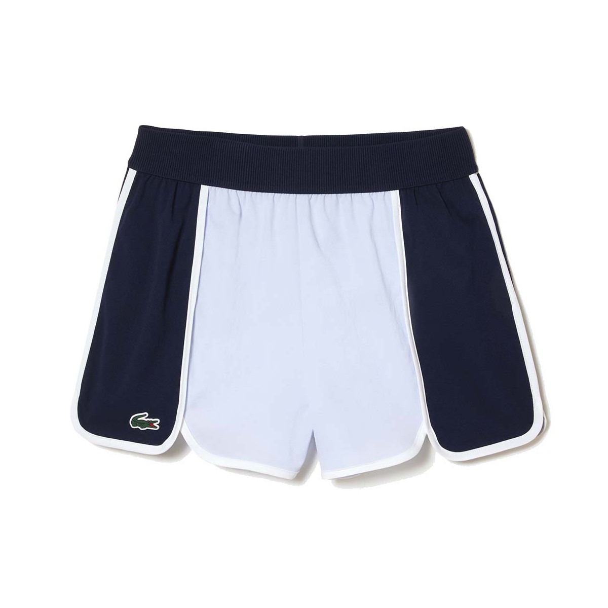 Pantaloncini Lacoste Performance Roland Garros da donna gialli