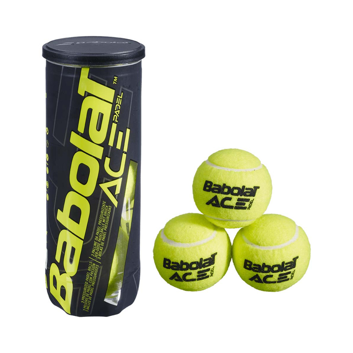 Tubo da 3 palline Babolat Court Padel