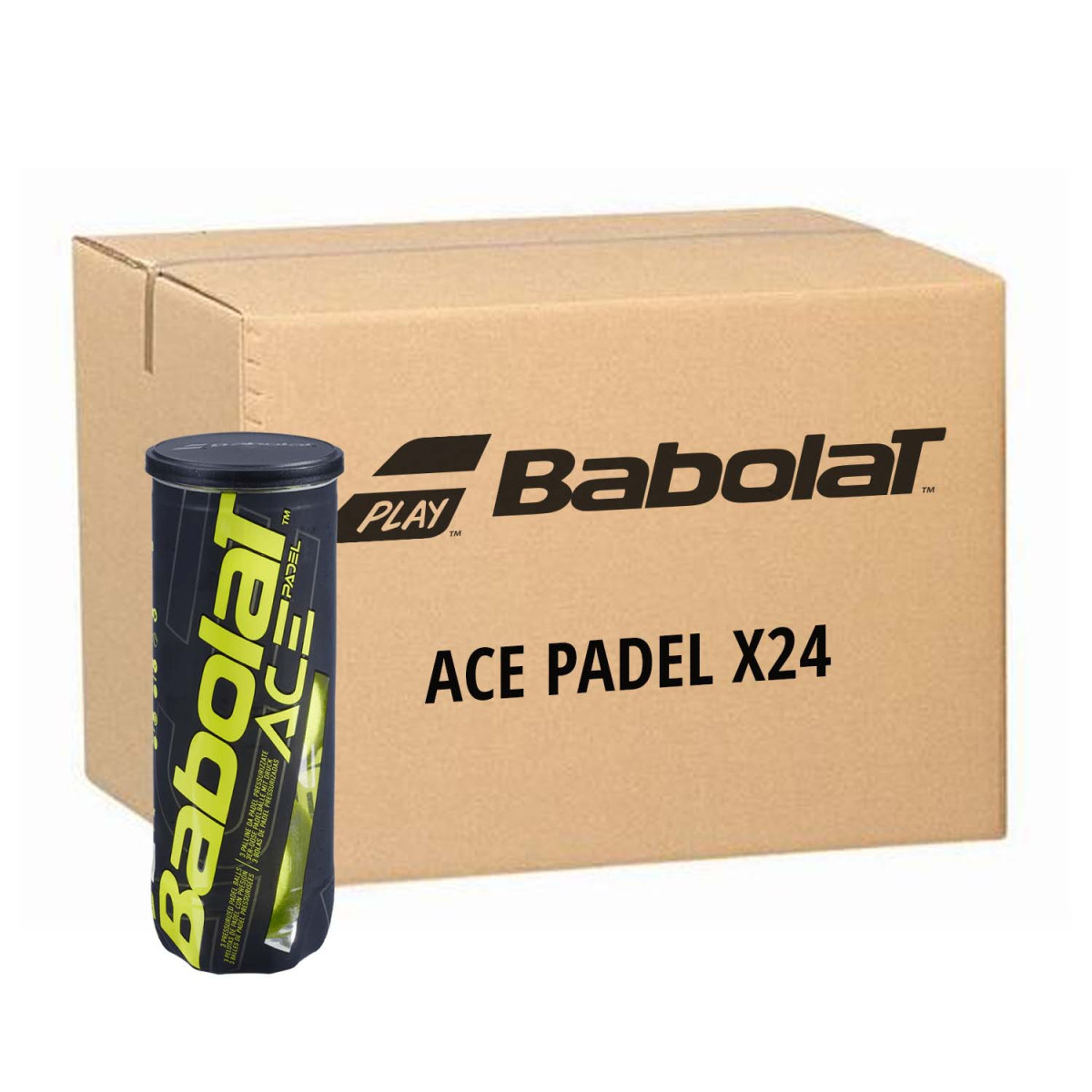 Tubo da 3 palline Babolat Ace Padel