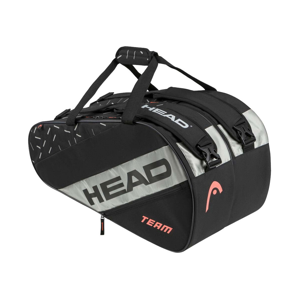 Borsa Head Base Padel M Nero / Arancione