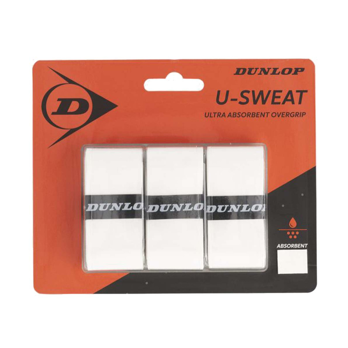Overgrips Dunlop U-Sweat Nero x 3