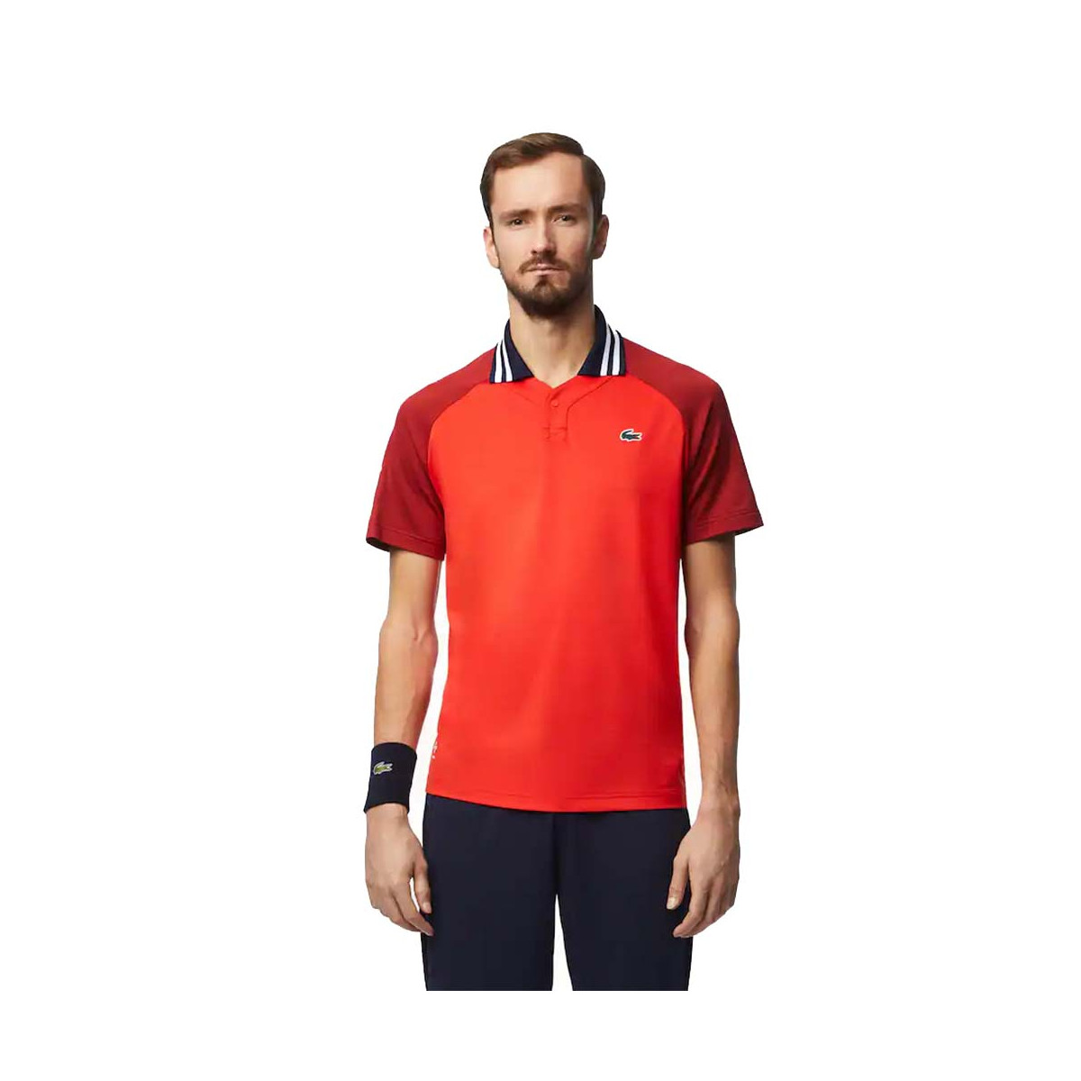Polo Lacoste Tennis Melbourne Daniil Medvedev Verde
