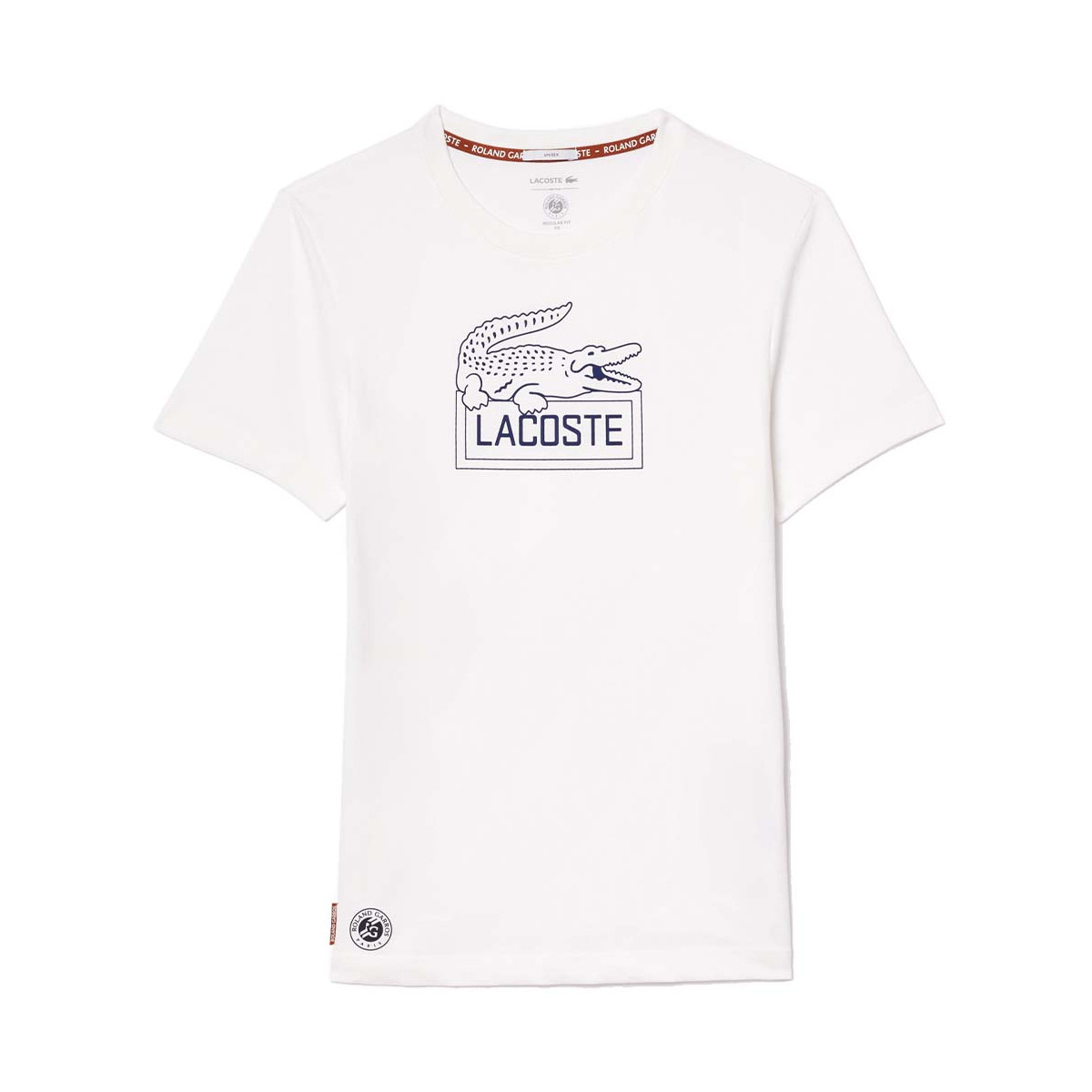 T-shirt Lacoste Sport Roland Garros Unisex Navy Blu