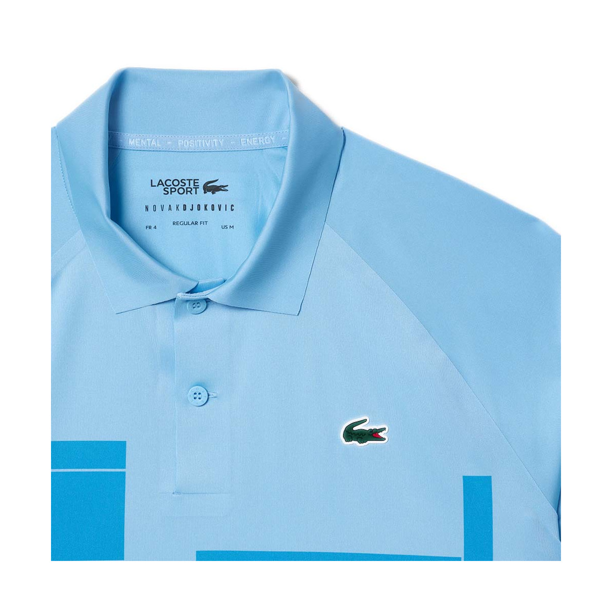 Polo Lacoste Tennis Novak Djokovic Player Blu