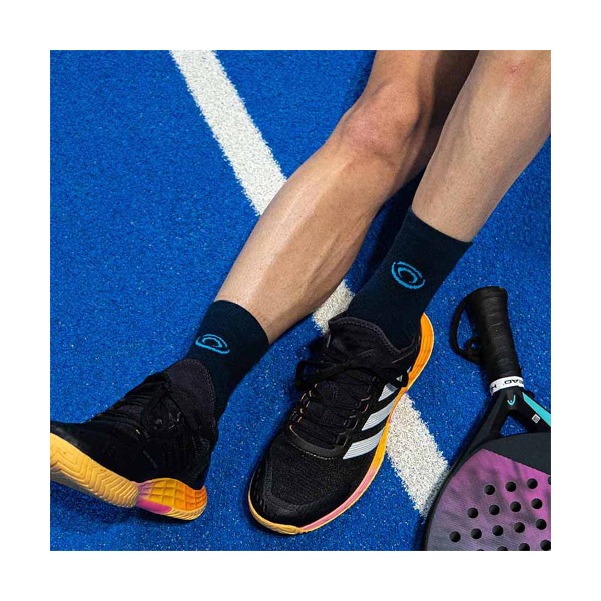 Calzini alti BV Sport Padel Nero