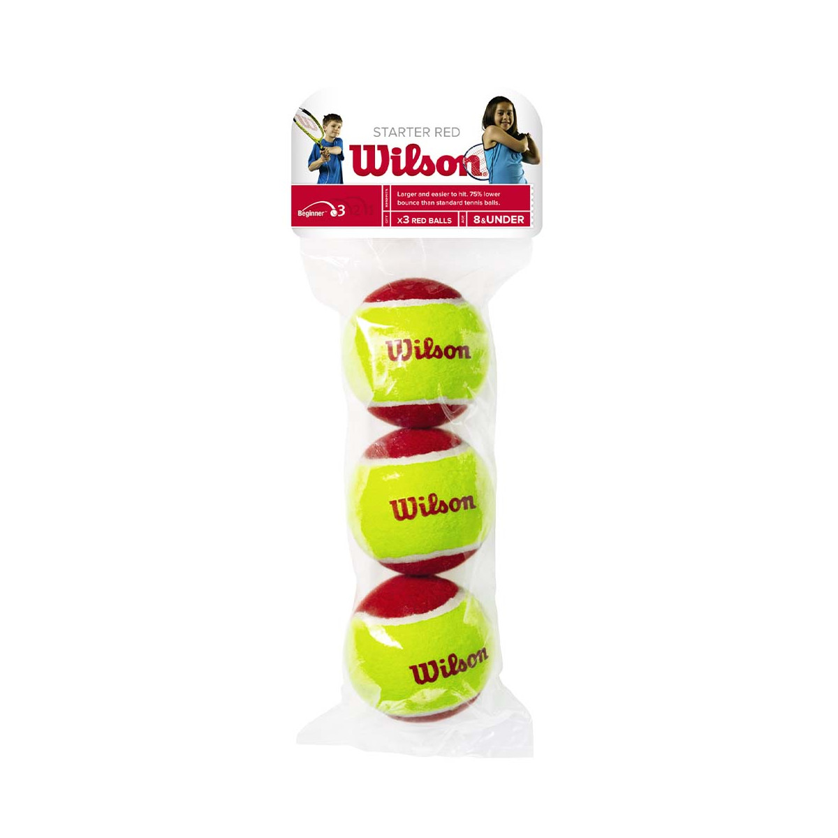 Confezione da 36 palline rosso Wilson Starter Stage 3