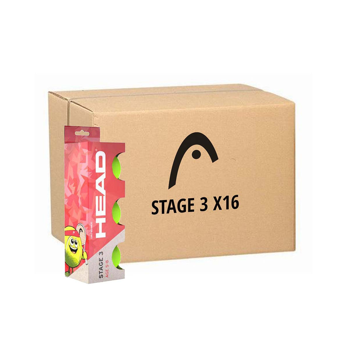 Palline HEAD TIP Red 16x3