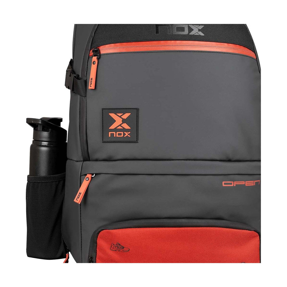 Zaino Nox Luxury Open Series Nero / Rosso