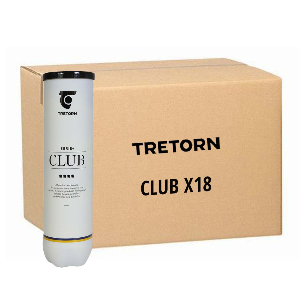 copy ofTubo da 4 palline Tretorn Serie+ Club