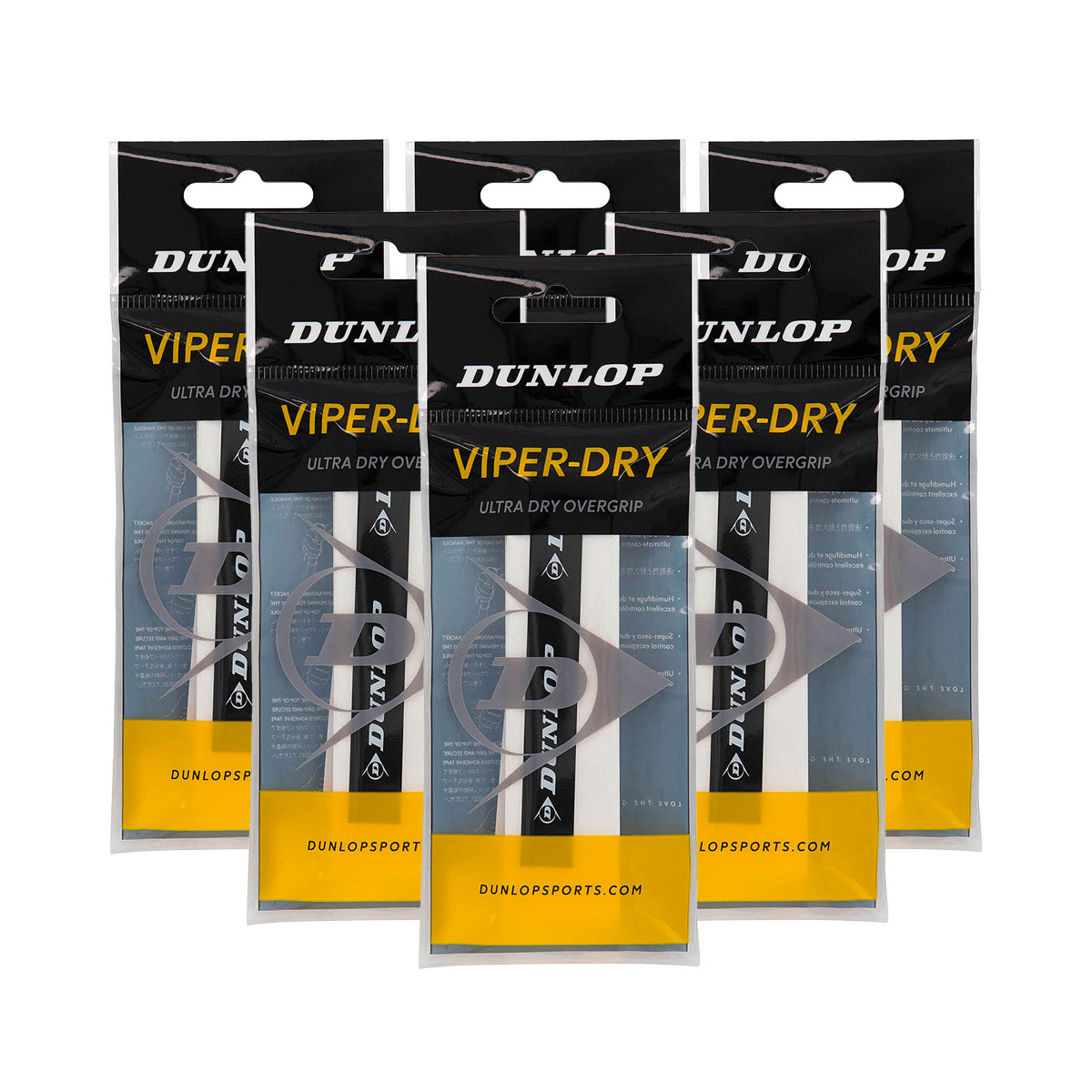 Overgrips Dunlop Viper-Dry Bianco x 30