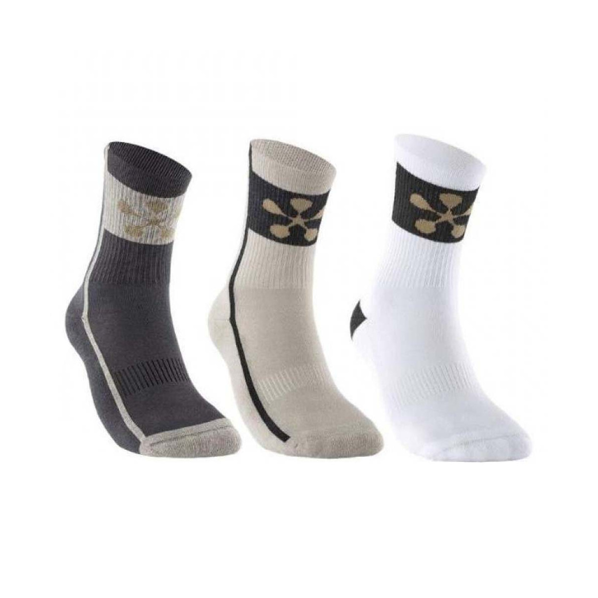 Calze Bullpadel Nero / Bianco / Navy blu 3 pack