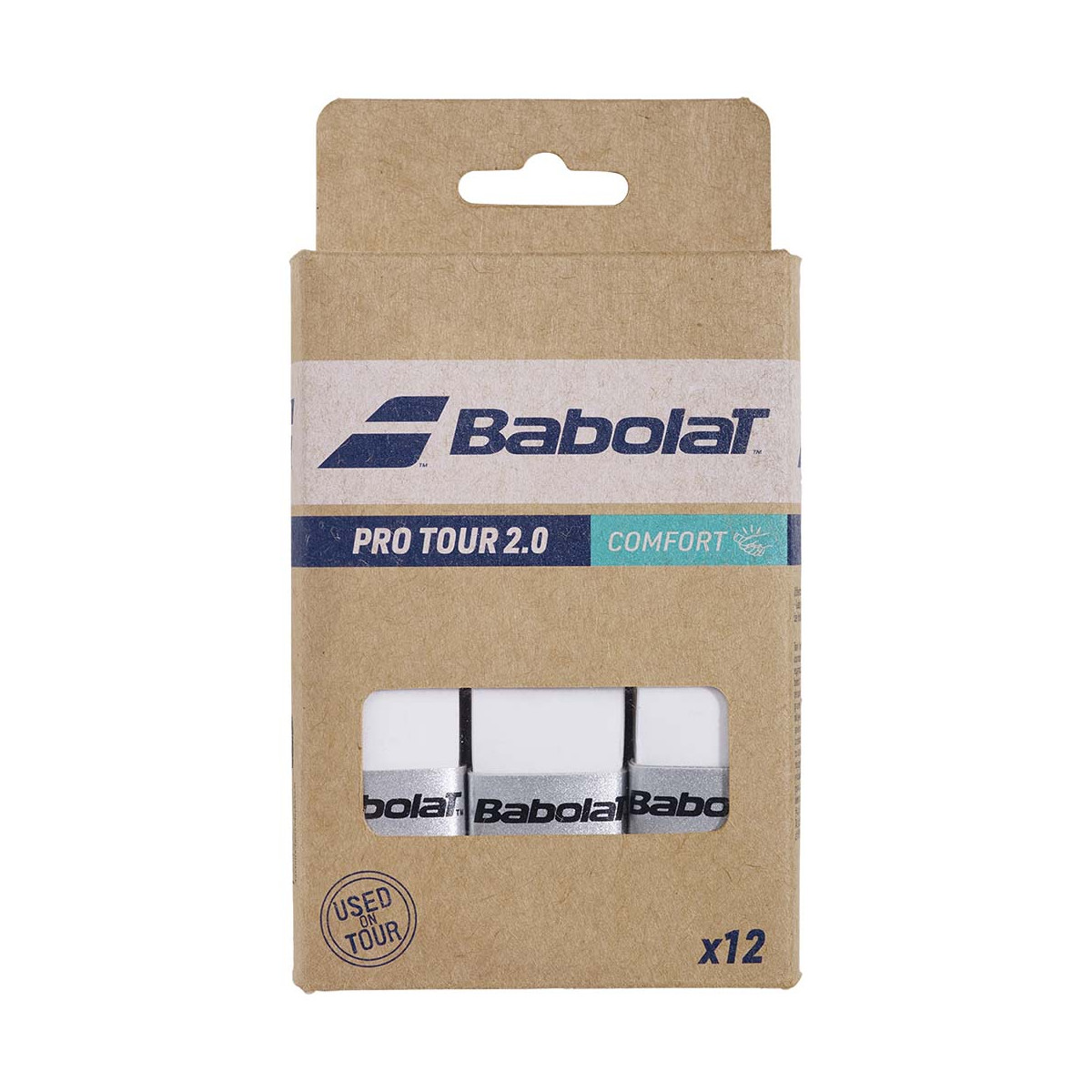Overgrips Babolat Pro Tour 2.0 Bianco x12