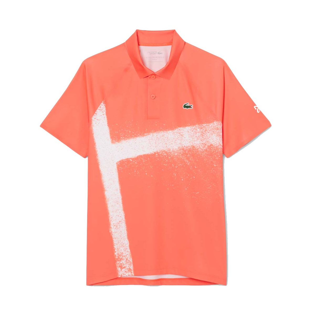 Polo Lacoste Tennis Novak Djokovic Player Blu / Bianco