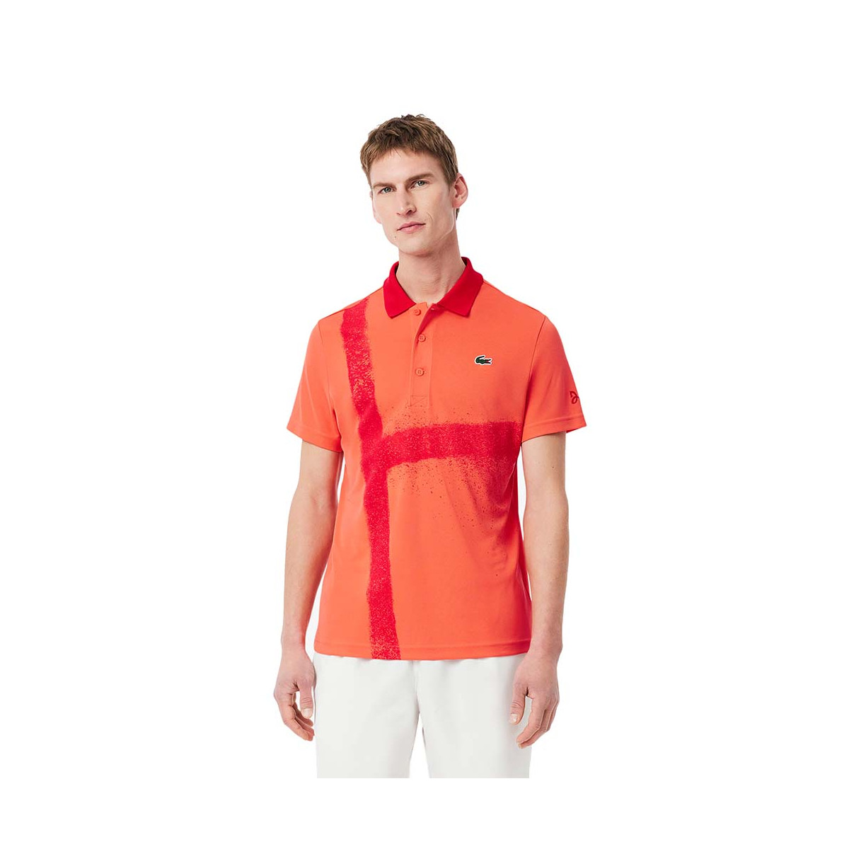 Polo Lacoste Tennis Novak Djokovic Fan Verde/Marina