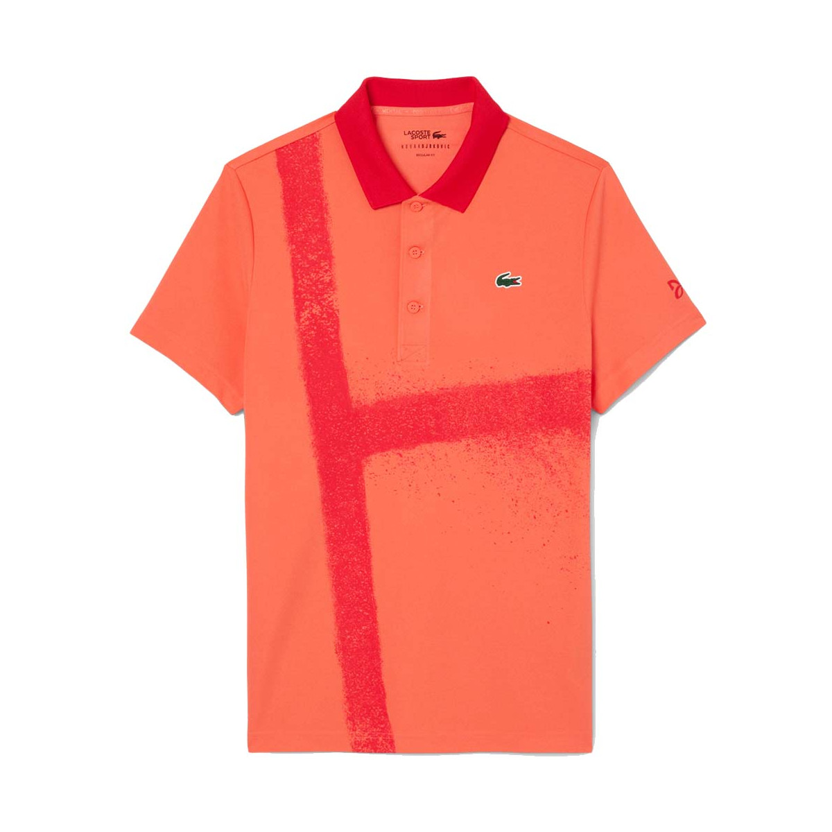 Polo Lacoste Tennis Novak Djokovic Fan Verde/Marina
