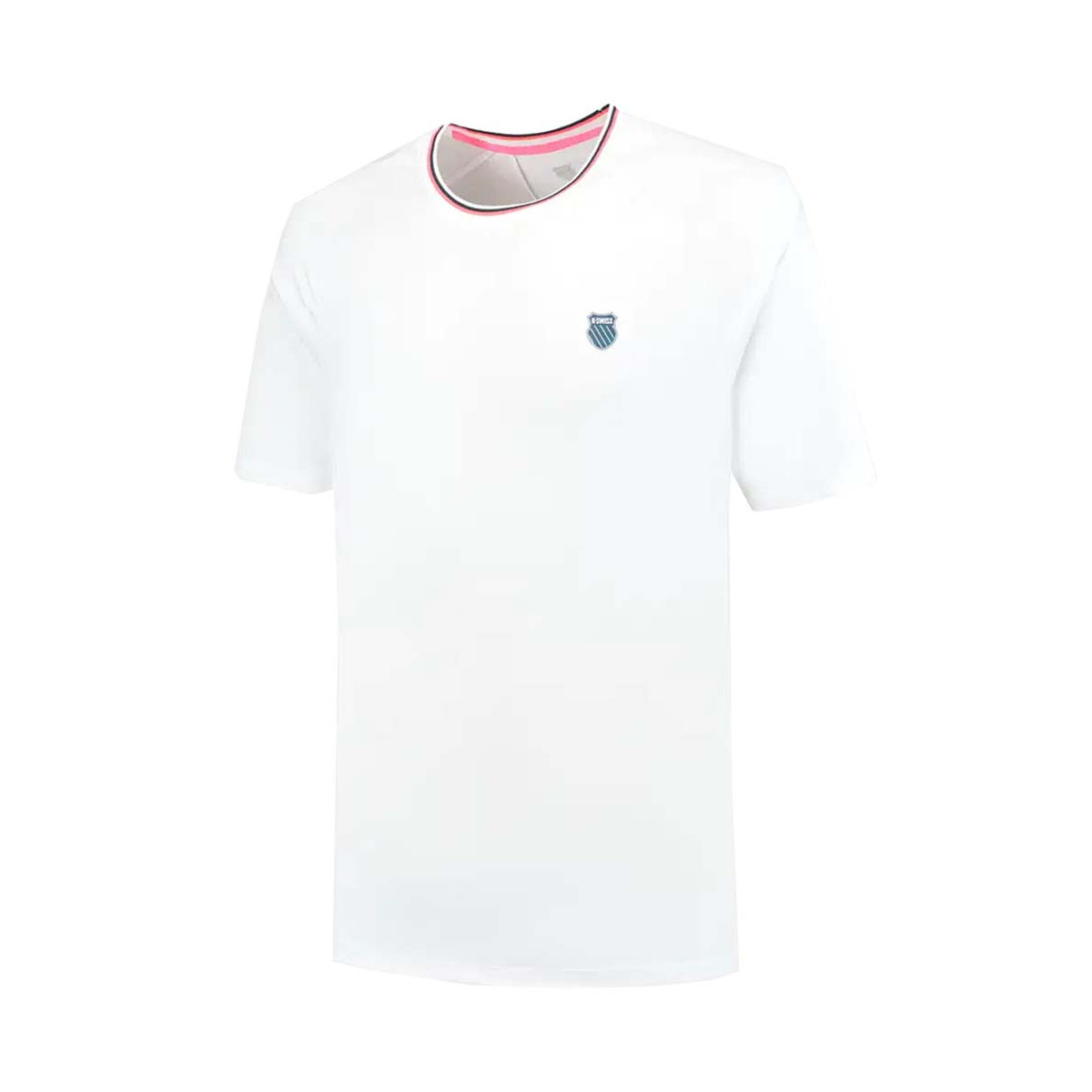 T-shirt K-Swiss Hypercourt Mesh Crew Blu petrolio