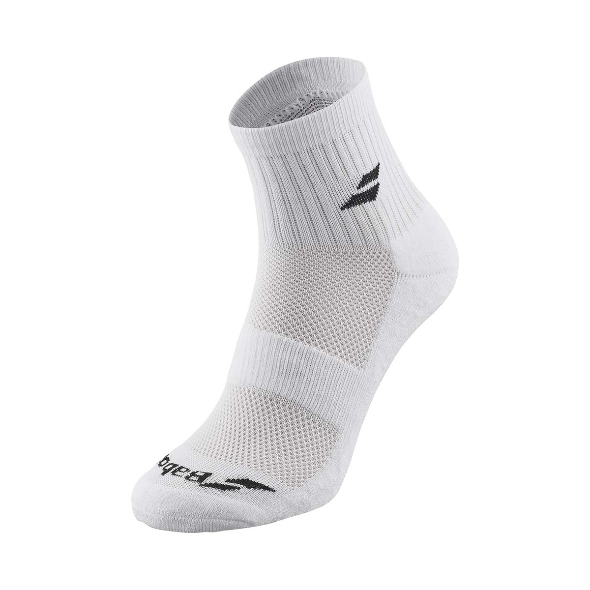 Calzini Babolat Quarter 3 Pairs Pack Bianco