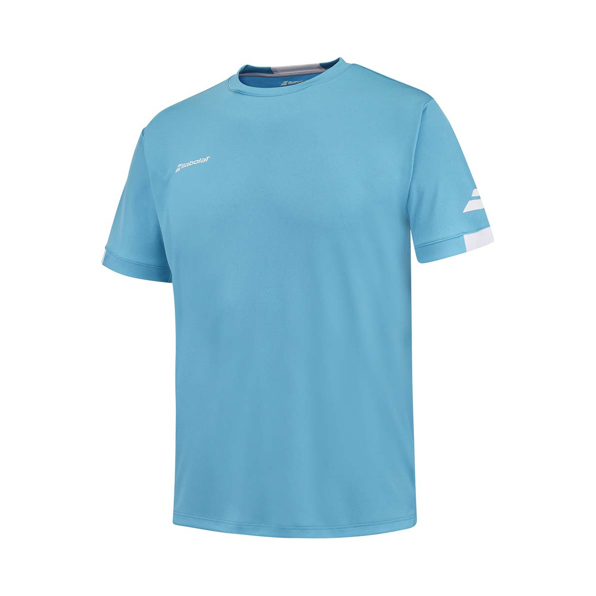 T-Shirt Babolat Play Crew Neck Junior Navy Blu
