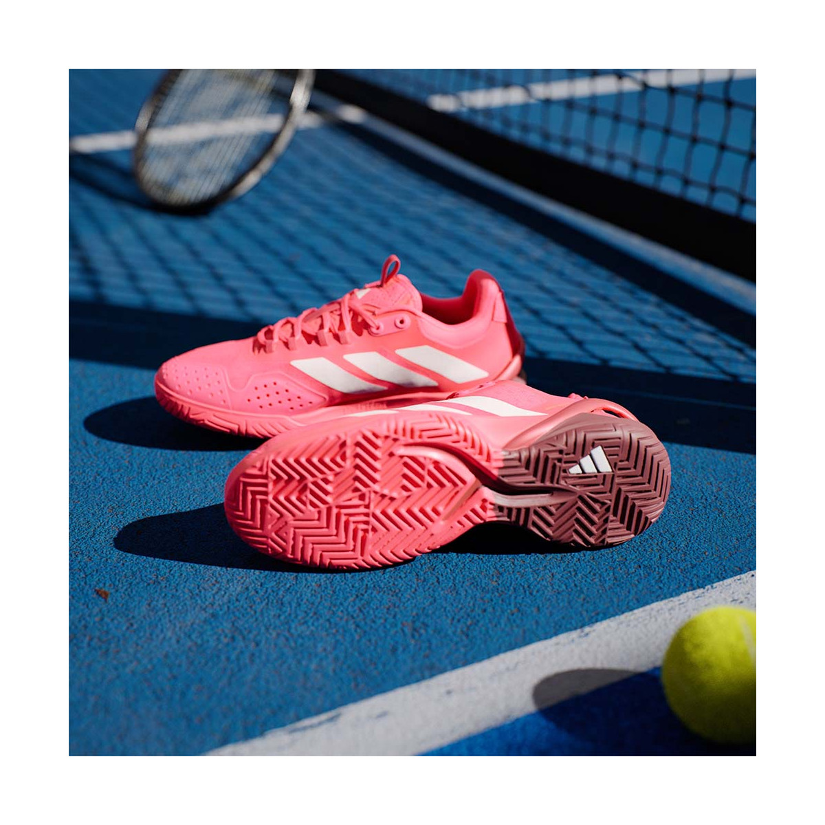 Scarpe Adidas Adizero Cybersonic Clay Nere / Arancioni