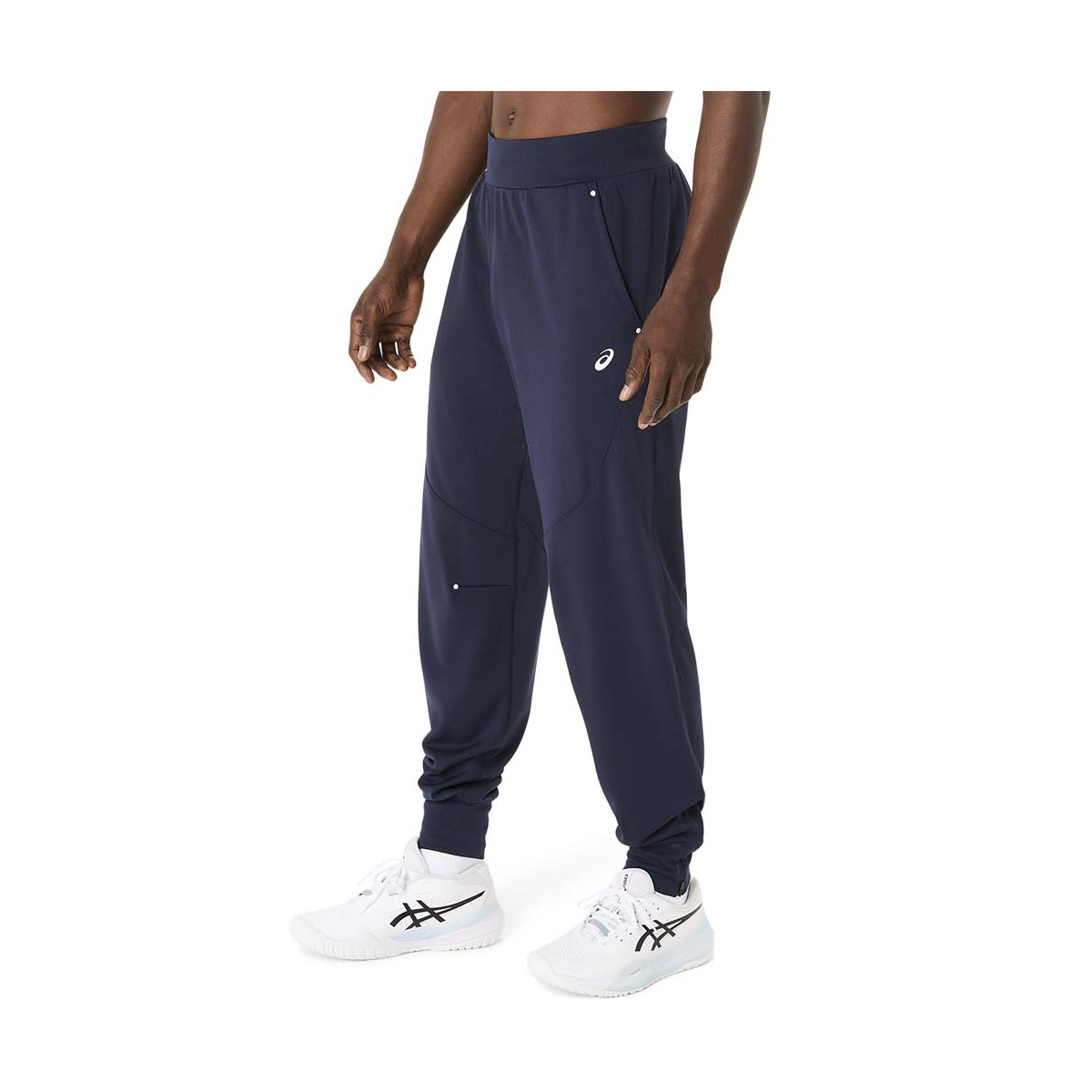 Pantaloni Asics Logo Navy Blu