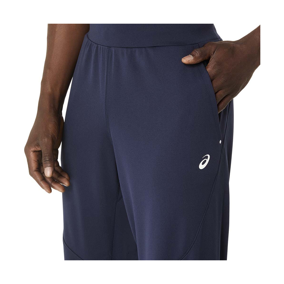 Pantaloni Asics Logo Navy Blu