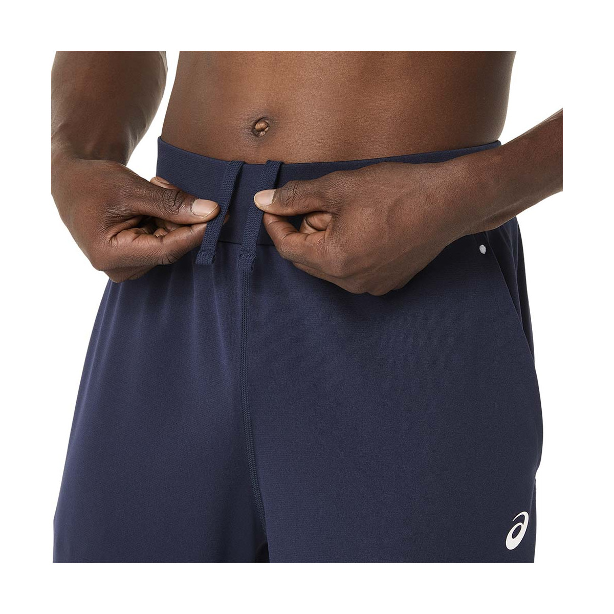 Pantaloni Asics Logo Navy Blu