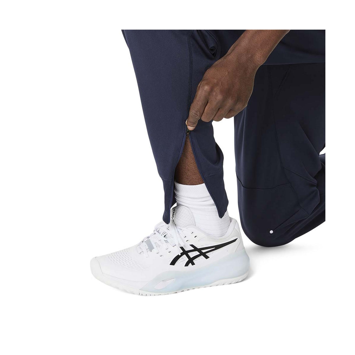 Pantaloni Asics Logo Navy Blu