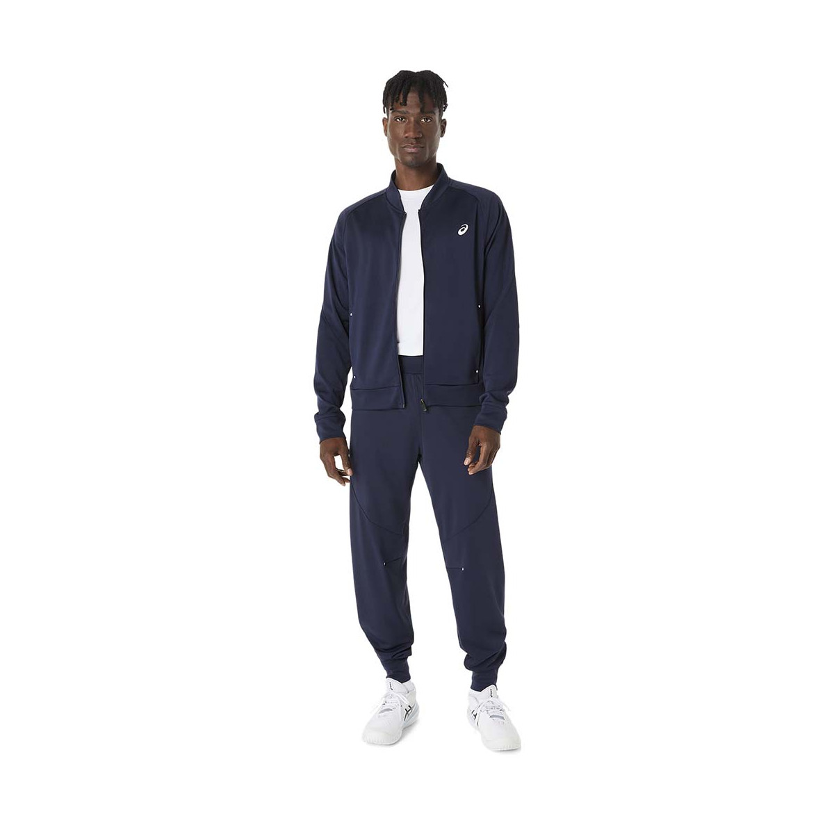 Pantaloni Asics Logo Navy Blu