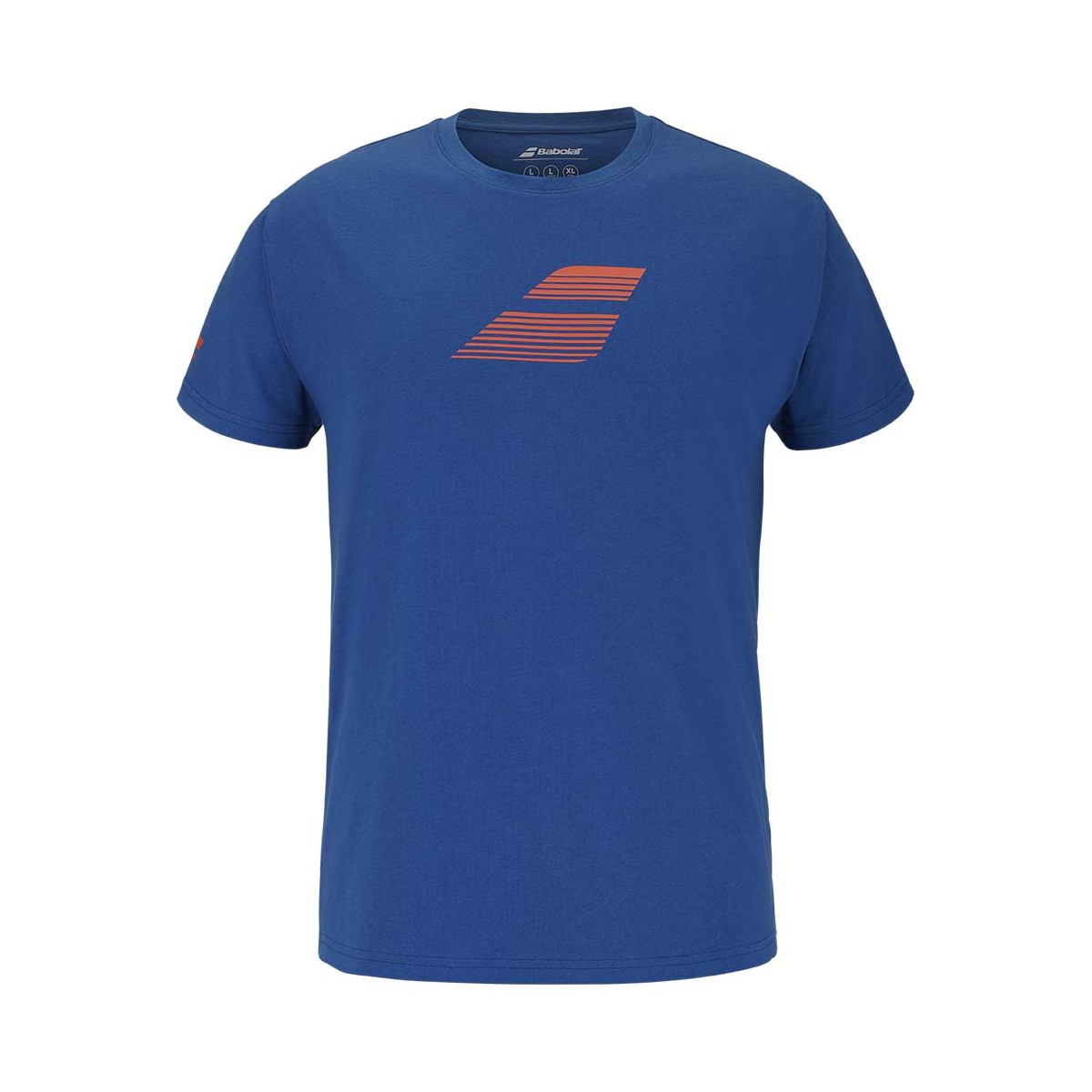 T-Shirt Babolat Exercise Big Flag Bianco