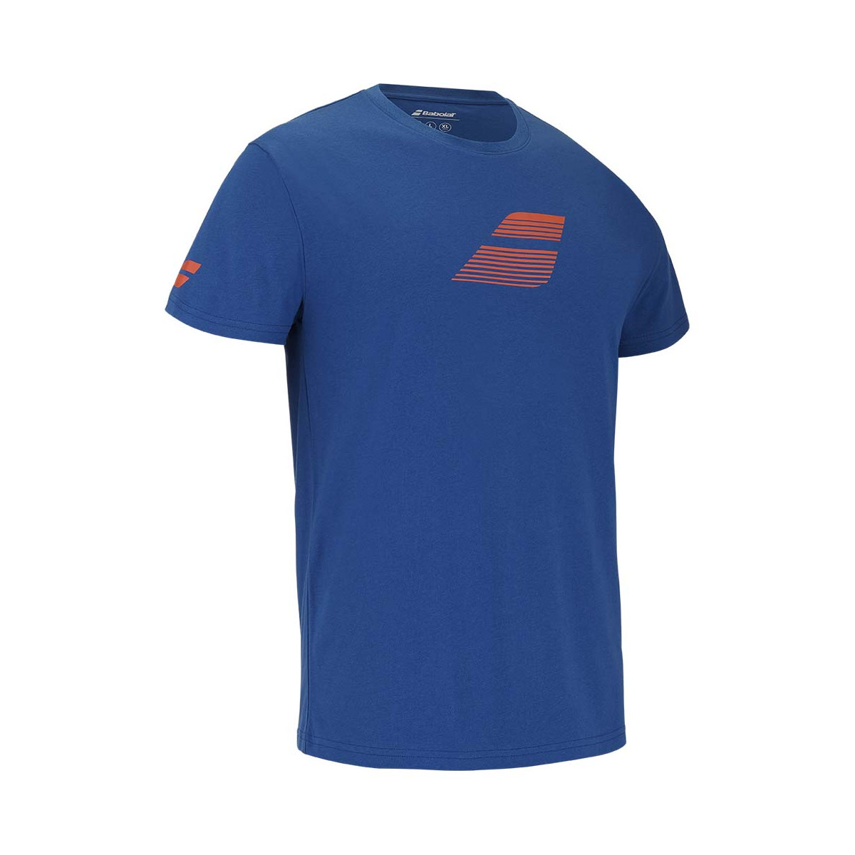 T-Shirt Babolat Exercise Big Flag Bianco