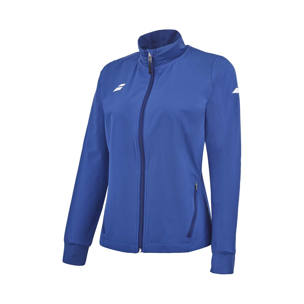 Giacca con cerniera Babolat Play da donna blu navy