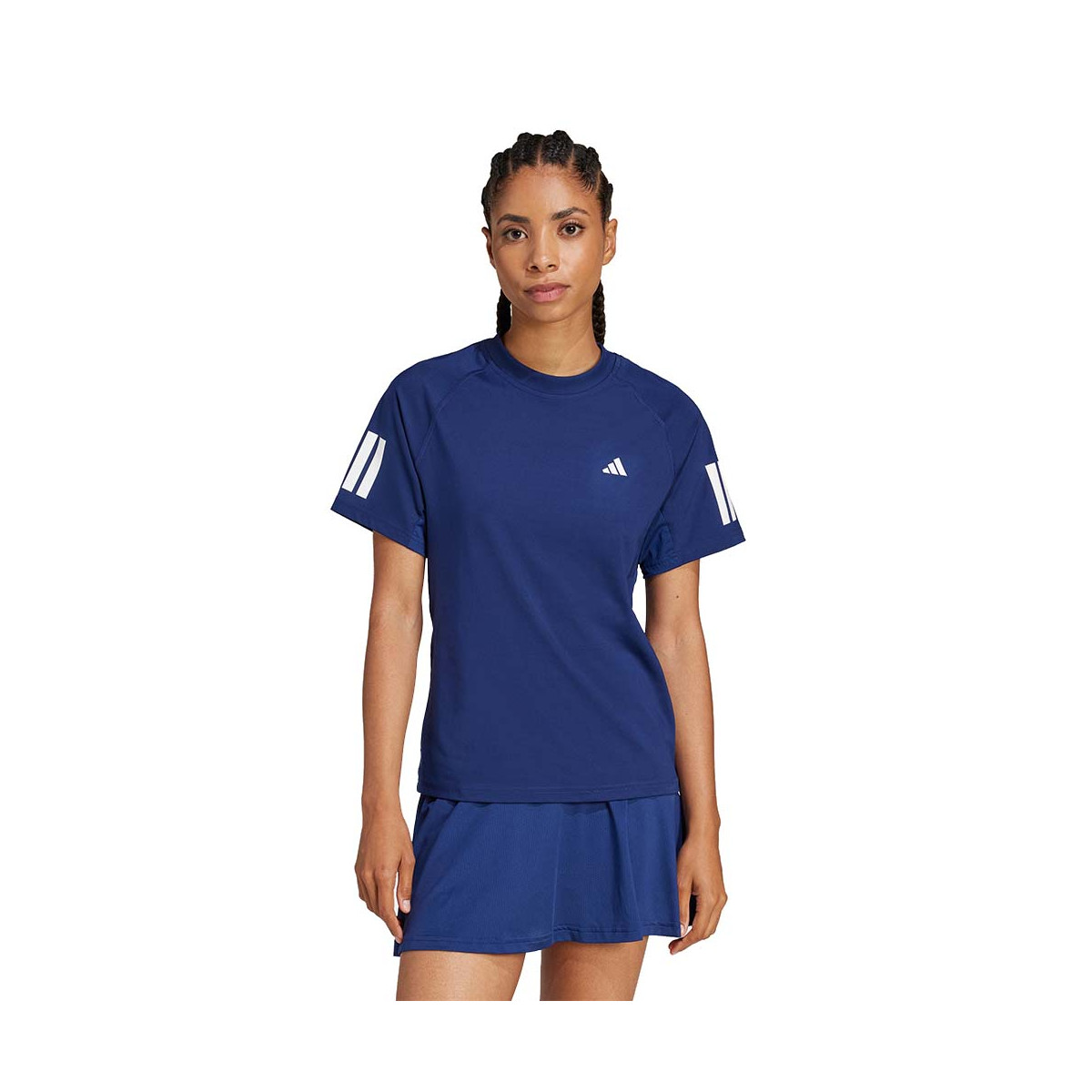T-shirt Adidas 3 Stripes da donna Nera