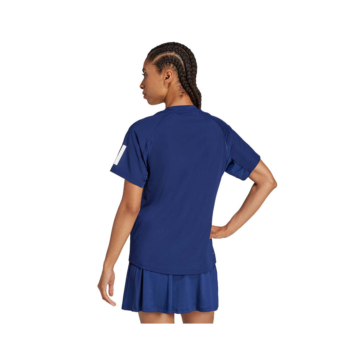 T-shirt Adidas 3 Stripes da donna Nera