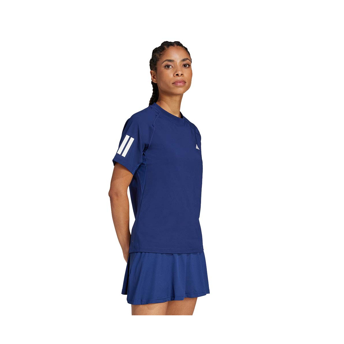 T-shirt Adidas 3 Stripes da donna Nera