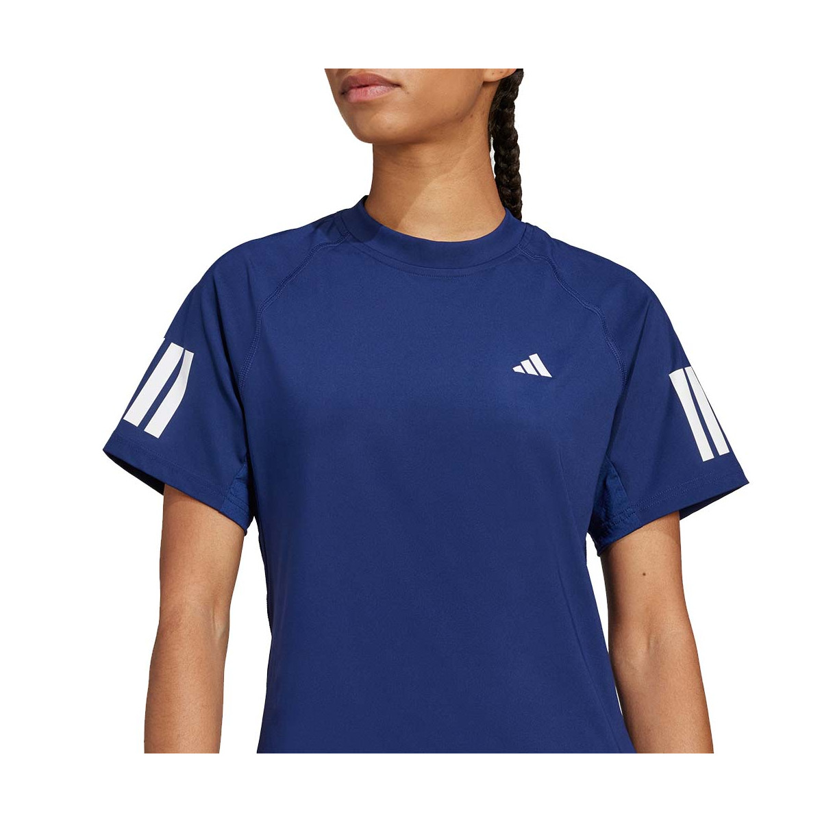 T-shirt Adidas 3 Stripes da donna Nera