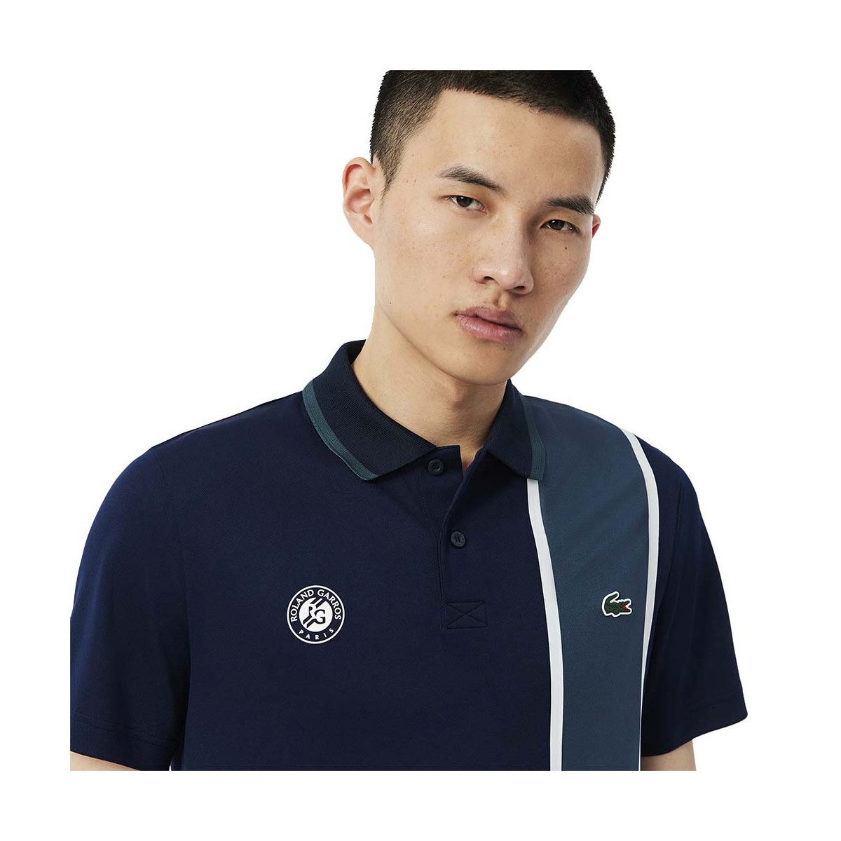 Polo Lacoste Sport Roland Garros Navy Blu