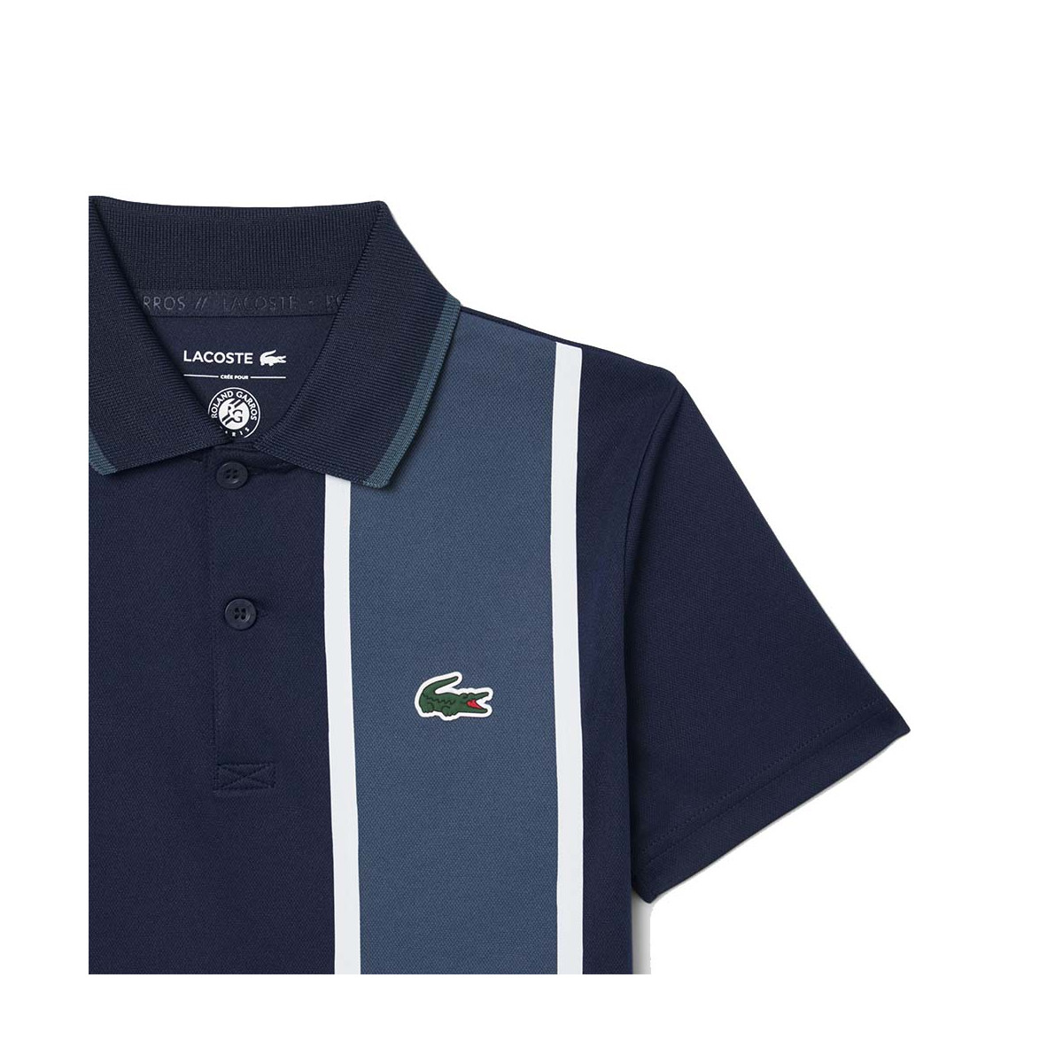 Polo Lacoste Sport Roland Garros Junior Navy Blu