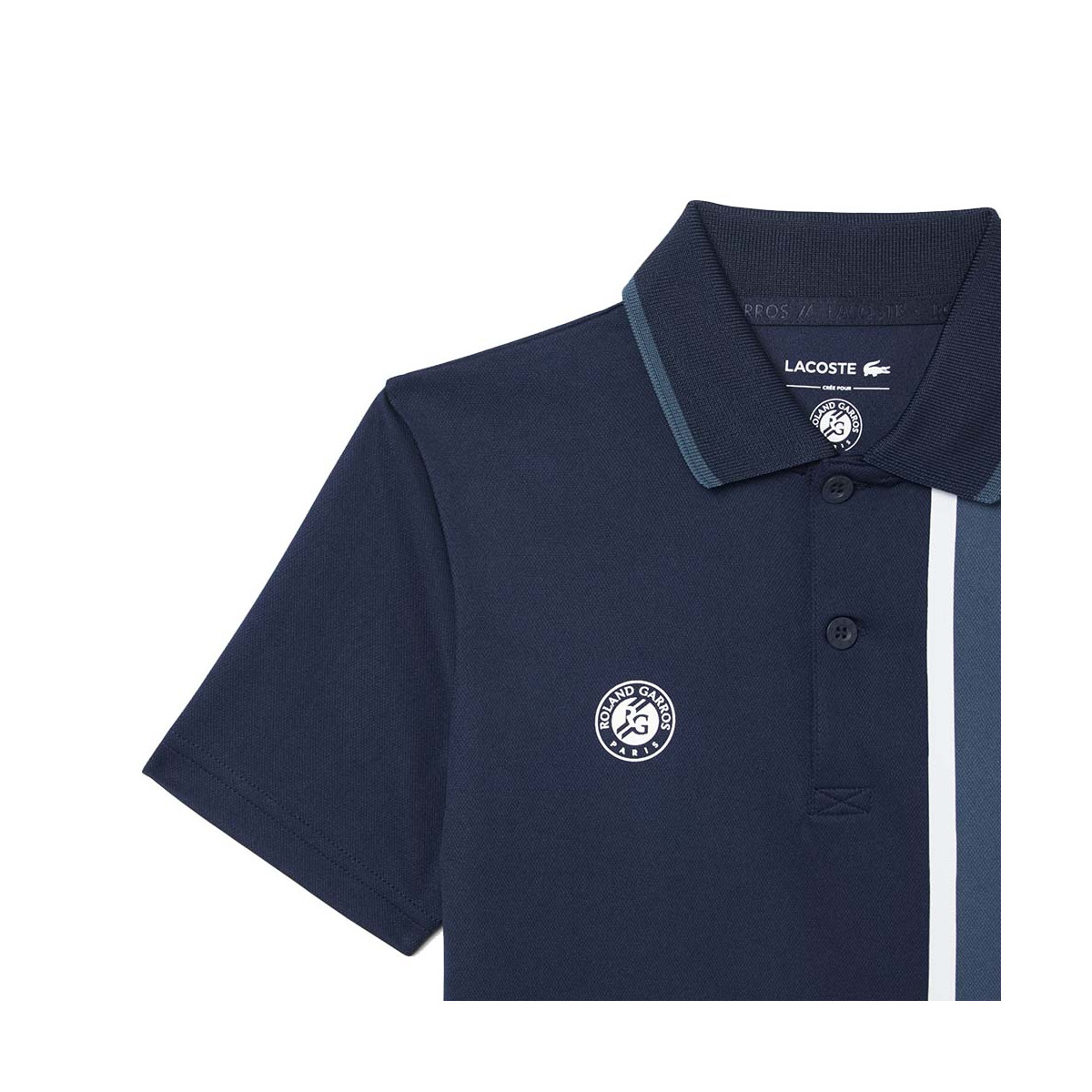Polo Lacoste Sport Roland Garros Junior Navy Blu